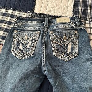 Miss Me Blue Embellished Jeans